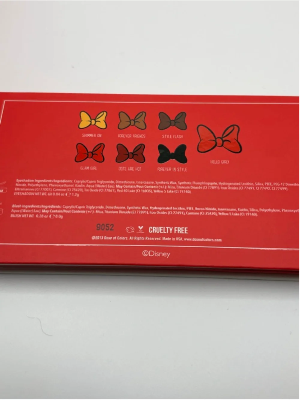 Dose of Colors Disney Minnie Eyeshadow Palette
